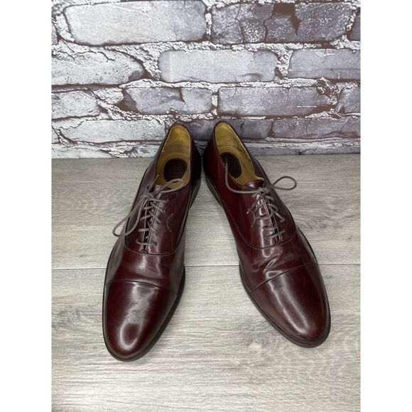 Paragon Brown Leather Cap Toe Handmade Oxfords Lace Up Shoes Men Sz 11D US/44EU - Picture 2 of 16